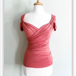 NWOT Diane Kroe Convertible cross top and skort / romper